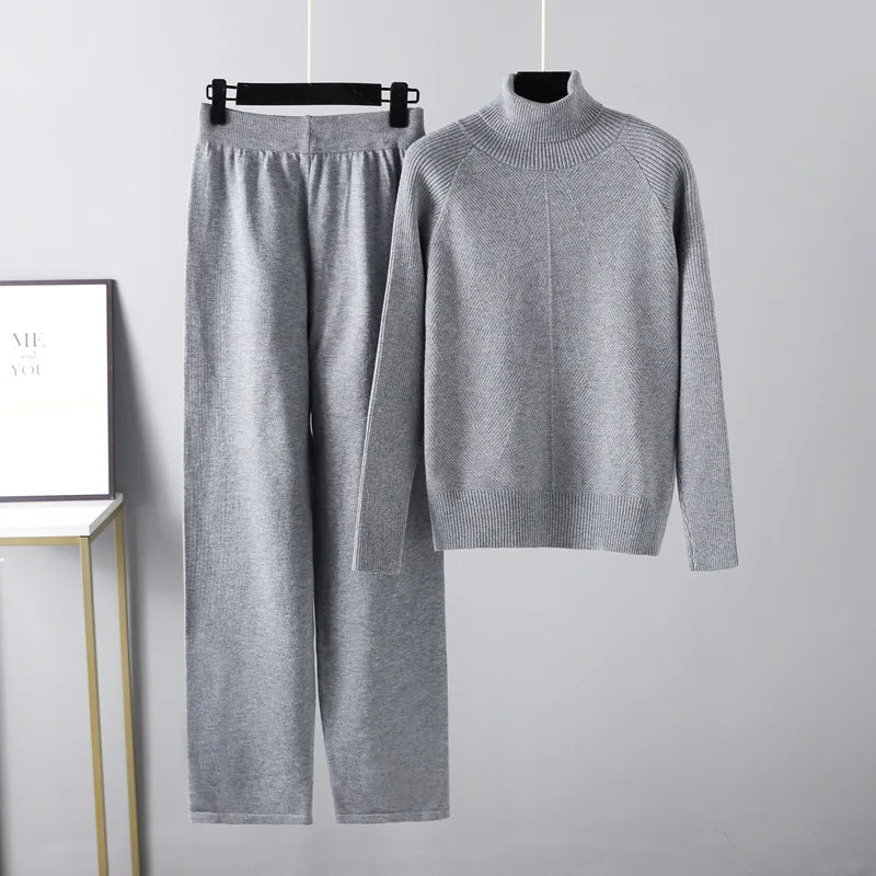 Inmaculada | Conjunto dos piezas Lounge de punto trenzado