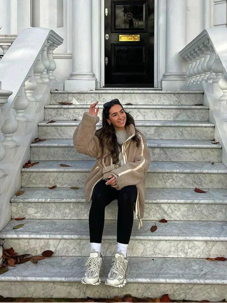 Zaida | Chaqueta Teddyfleece