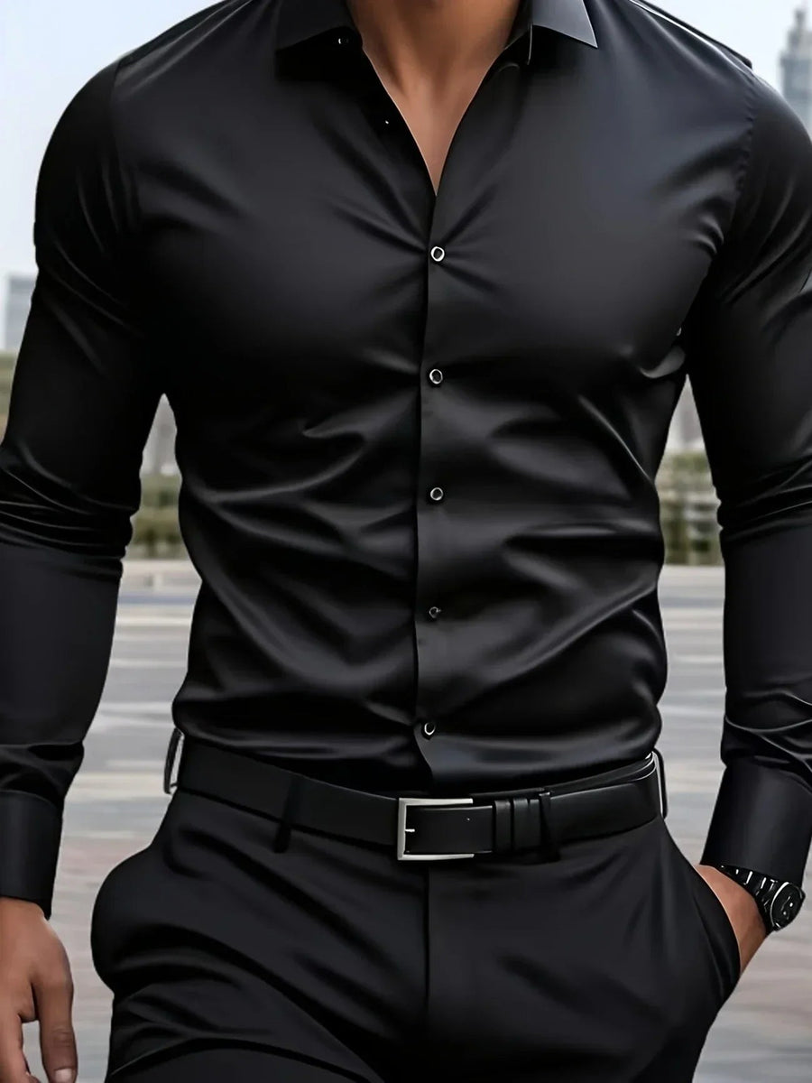 Abel | Camisa elegante de manga larga con botones