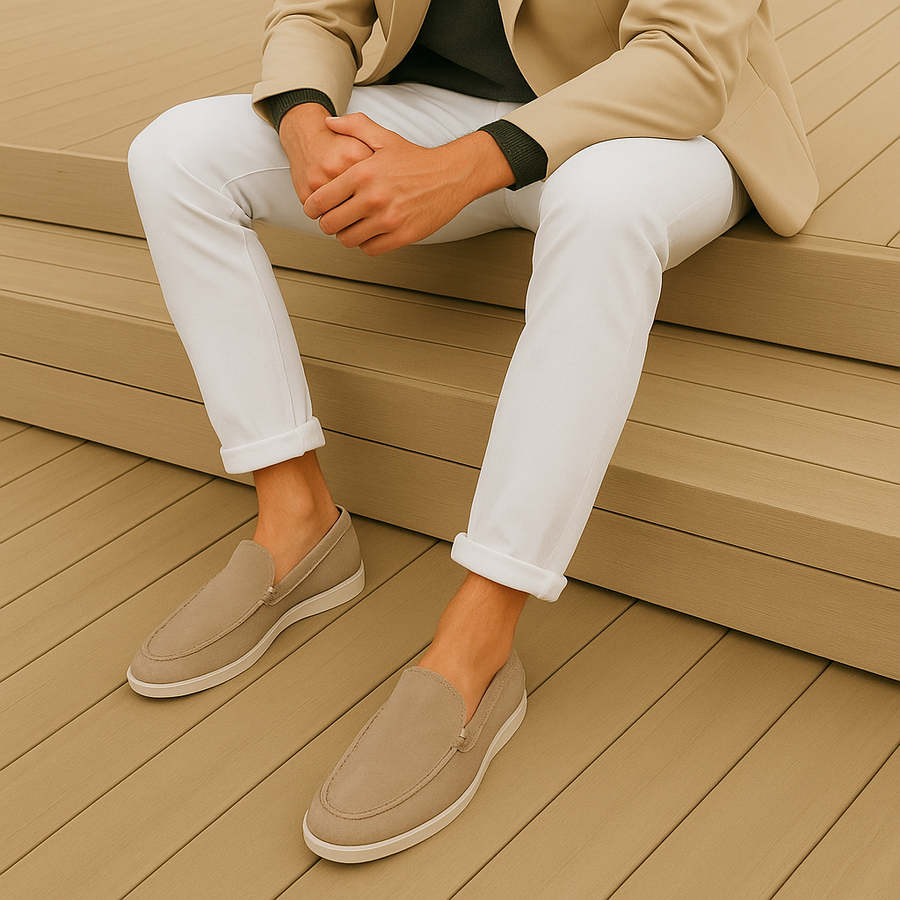 Nicolás | Mocasines elegantes en ante
