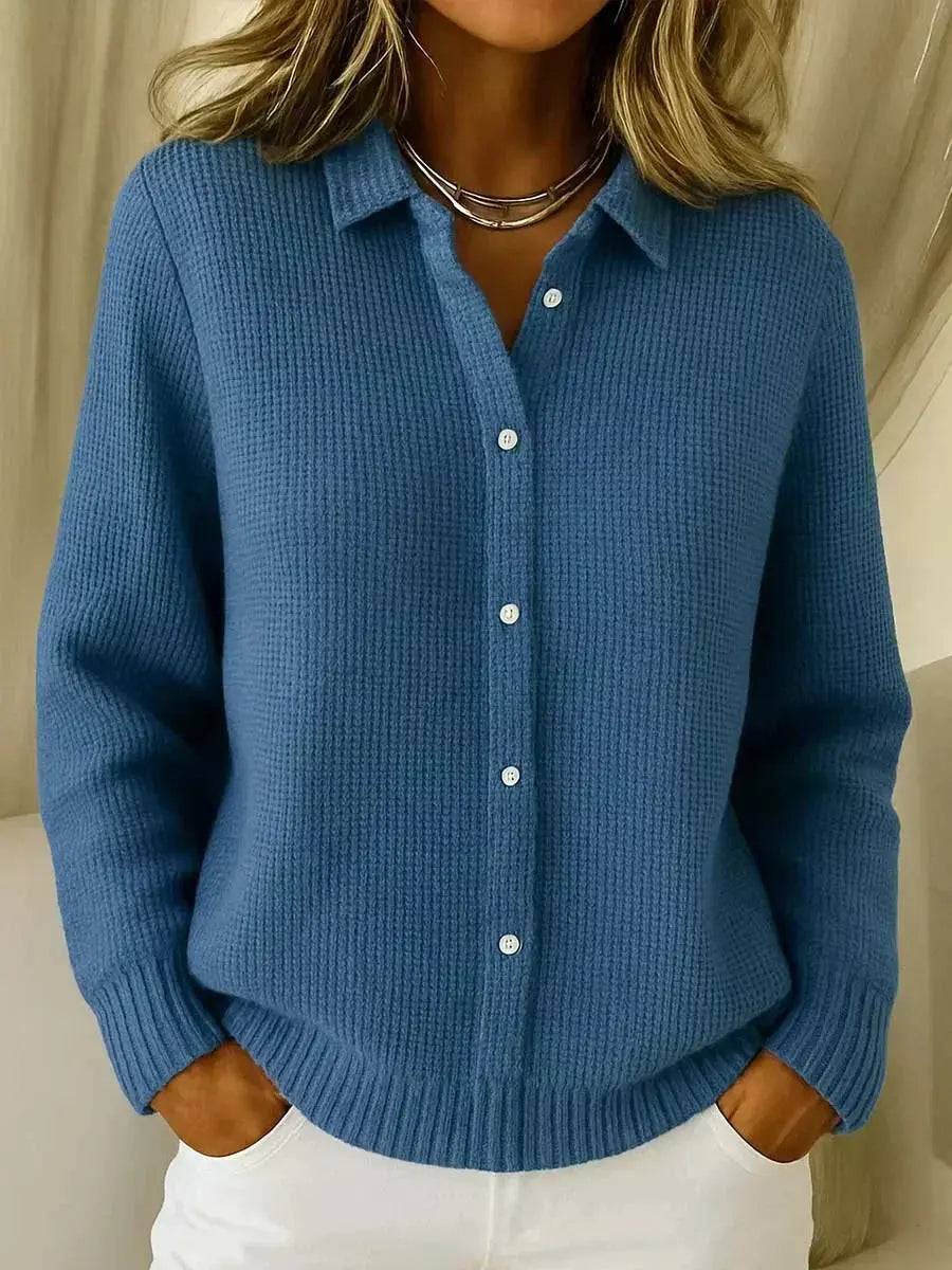Carmela | Chaqueta de Punto Texturizada con Botones