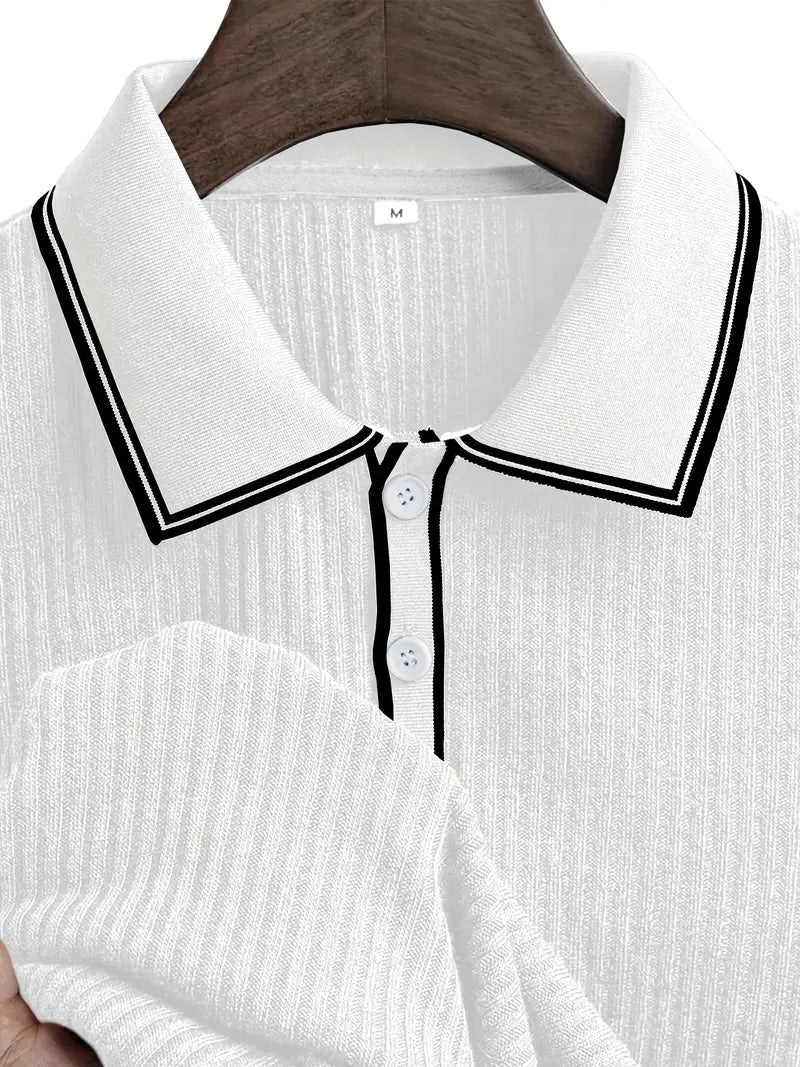 Eladio | Polo elegante de manga corta