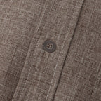 Gaspar | Camisa de algodón lisa con botones