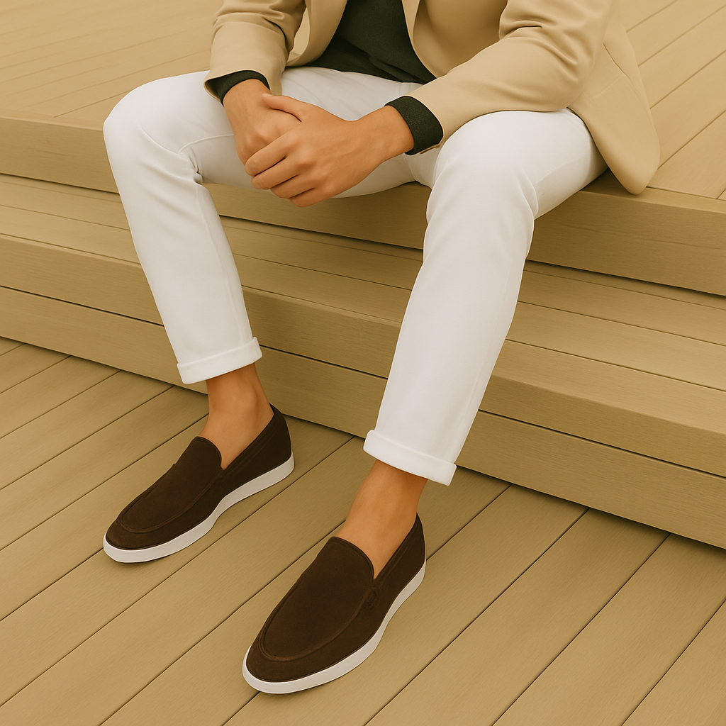 Nicolás | Mocasines elegantes en ante