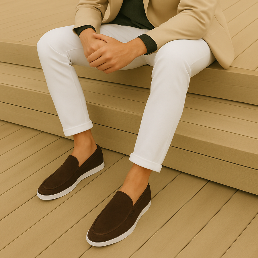 Nicolás | Mocasines elegantes en ante