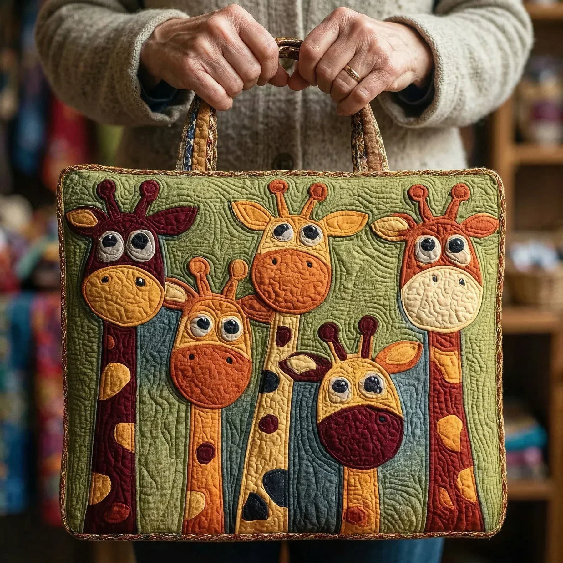 Bolso acolchado - Jirafa