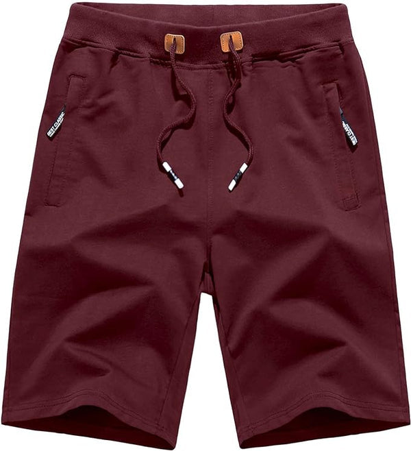 Txema | Pantalones cortos de algodón con bolsillos con cremallera