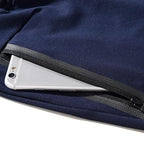 Txema | Pantalones cortos de algodón con bolsillos con cremallera