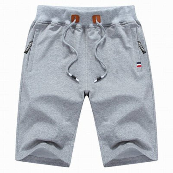 Txema | Pantalones cortos de algodón con bolsillos con cremallera