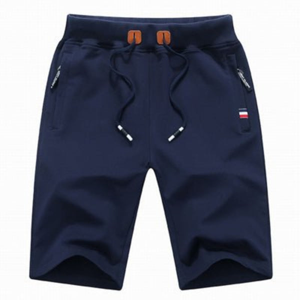 Txema | Pantalones cortos de algodón con bolsillos con cremallera