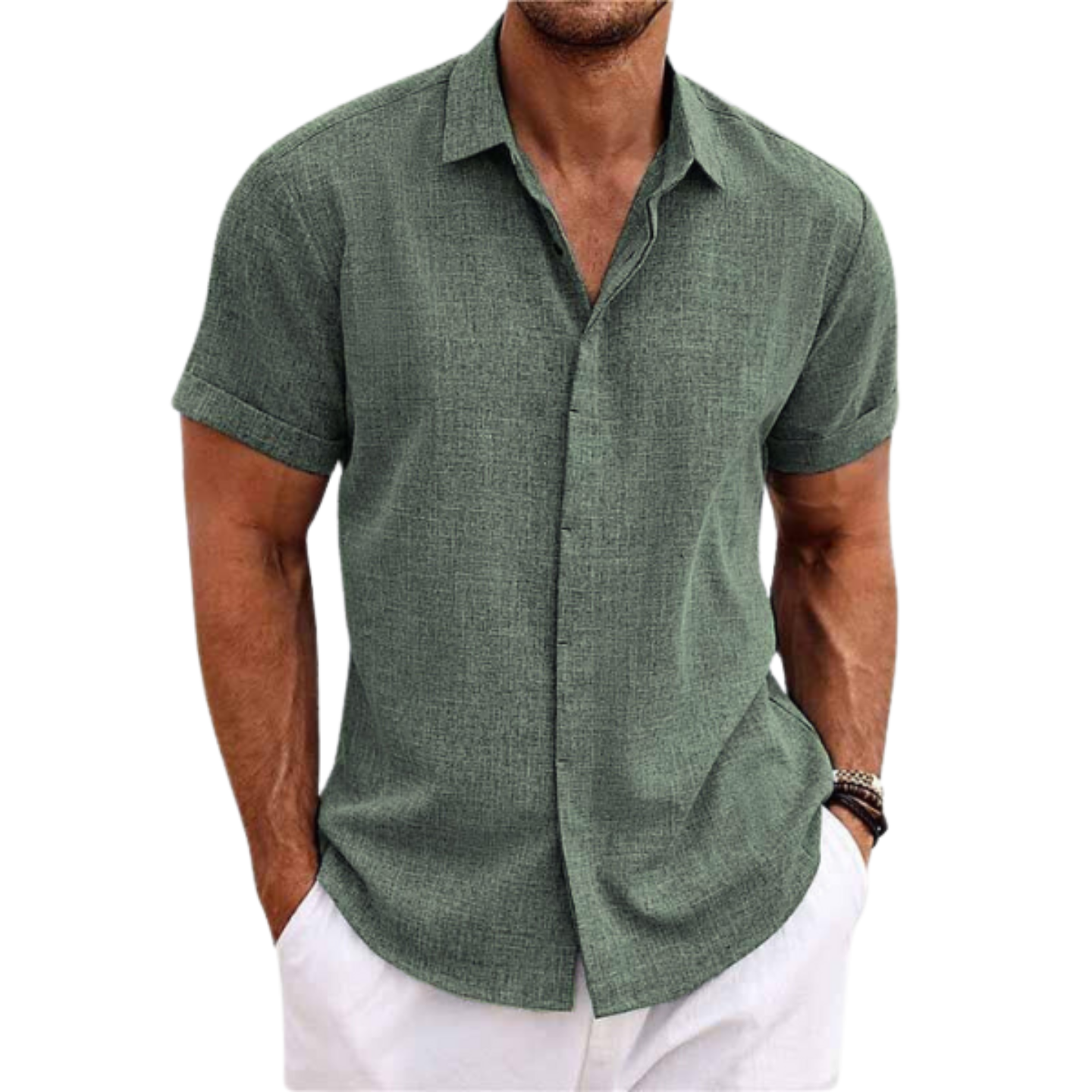 Olalla | Camisa clásica de lino