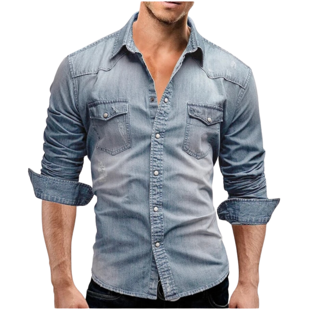 Xavi | Camisa de denim de estilo moderno