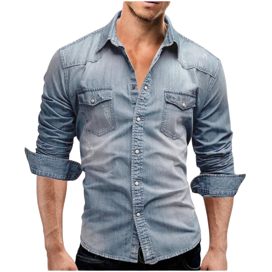 Xavi | Camisa de denim de estilo moderno