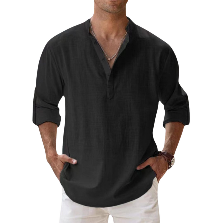 David | Camisa clásica de lino