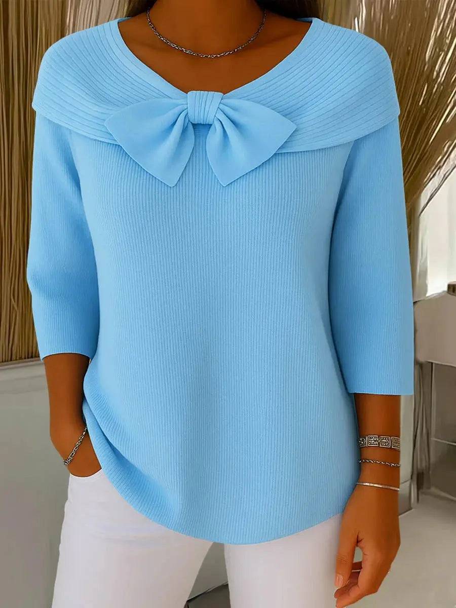 Jersey con Lazo y Cuello Redondo Trinidad