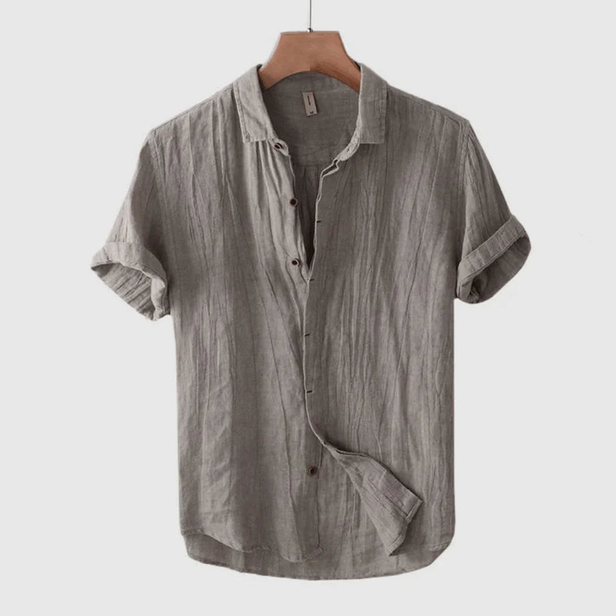 Hilario | Camisa elegante de manga corta con botones