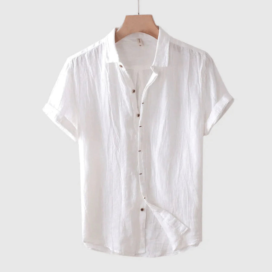 Hilario | Camisa elegante de manga corta con botones