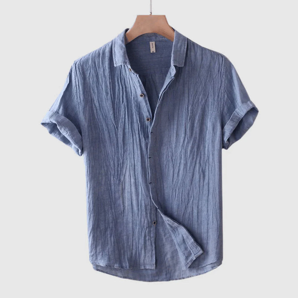 Hilario | Camisa elegante de manga corta con botones