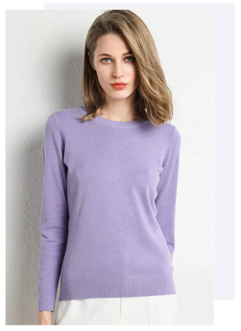 Piedad | Jersey confort de lana esencial