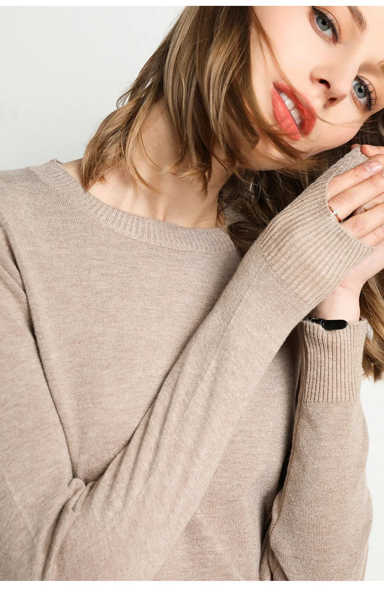 Piedad | Jersey confort de lana esencial